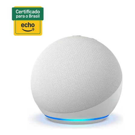 Echo Dot 5ª Geração Assistente Virtual Alexa Branco Amazon