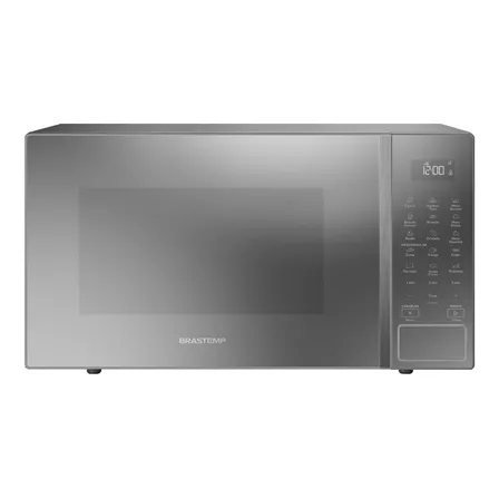 Micro-ondas Brastemp BMS46AR 32 L Com Menu Gourmet Cinza