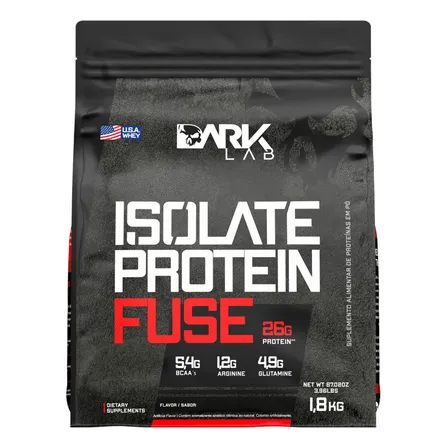 Whey Isolate Protein Fuse Refil 1,8kg Dark Lab - Mp Importad Sabor Cappuccino