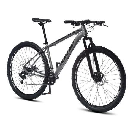 Bicicleta aro 29 KRW S60 24 velocidads câmbios Shimano Freio a Disco Suspensão dianteira Tamanho quadro 17 Grafite e Preto
