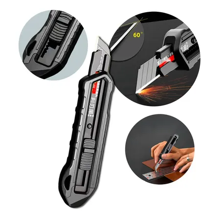 Estilete 18 Mm Profissional Endura Com Trava Automática