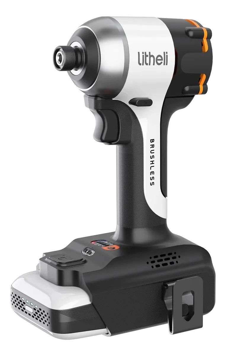 Kit De Driver De Impacto Sem Fio Litheli 20v 2035 Polegadas