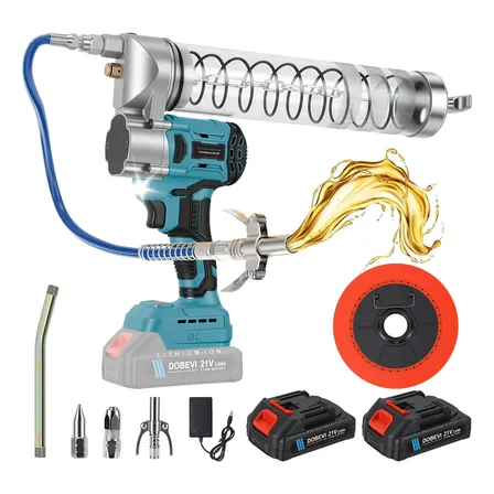 Engraxadeira Pistola 2baterias Com Acoplador De Trava Dobevi