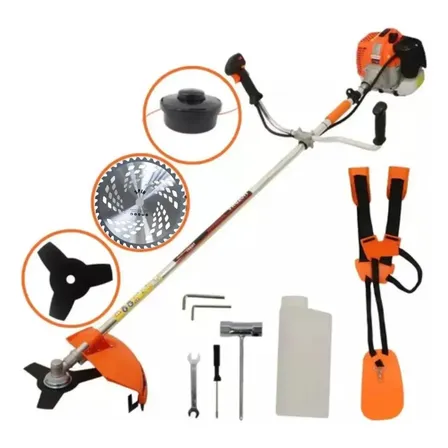 Roçadeira Gasolina Vulcan VR620H 62cc 3HP Profissional Motor 2 Tempos