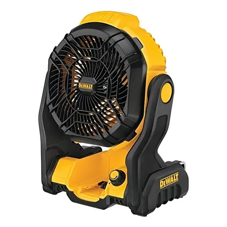 Ventilador Portátil Sem Fio Walt 20v Work Camping Com Diâmet 28 Cm