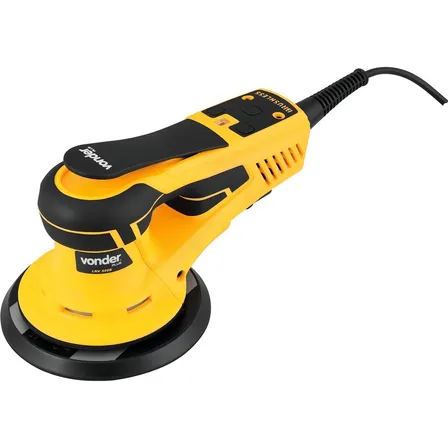 Lixadeira Roto Orbital 6 Polegadas Lrv 350b Vonder Cor Amarelo Frequência 50 Hz/60 Hz