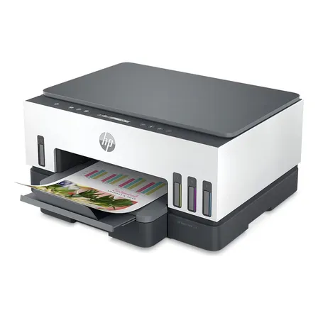 Impressora Multifuncional HP Smart Tank 724 Tanque de Tinta Colorida Wi-Fi Scanner Duplex Branco (2G9Q2A)
