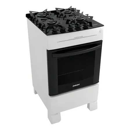 Fogão Itatiaia Electra Glass Piso 4 Bocas Branco