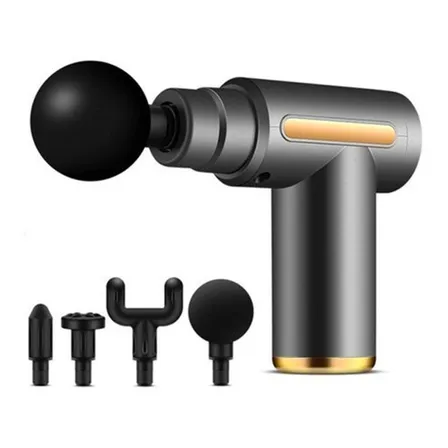 Massageador Elétrico Portátil Profissional Muscular Pistola Cor Preto