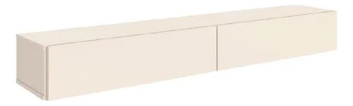 Rack Suspenso EDN Para TV Até 55 Polegadas Off White MDP 15mm