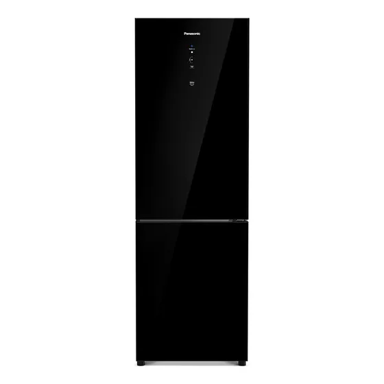 Geladeira Bb41 Black Glass 397l A+++ 60cm Panasonic Preto
