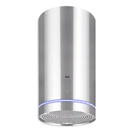 Coifa E Depurador De Ilha Eos 35cm Redonda Eco40ir Inox