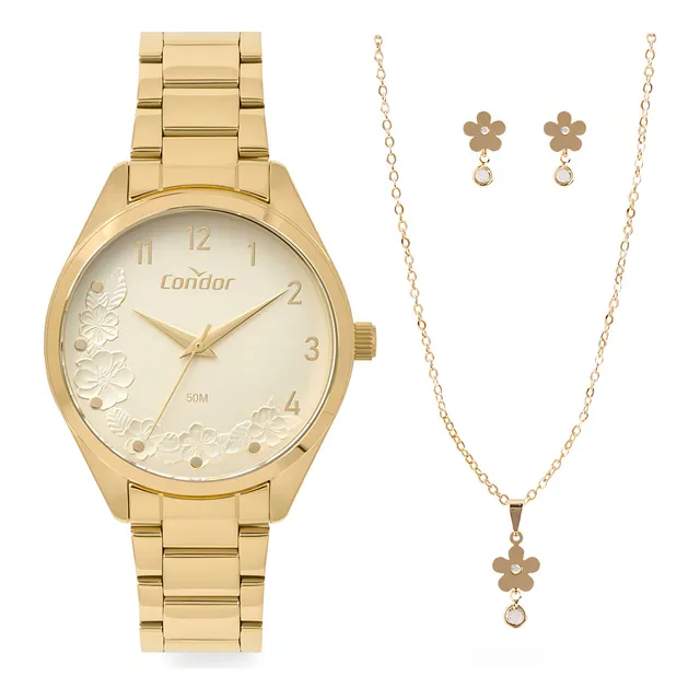 Kit Condor Feminino Mimos E Sutilezas Dourado Co2036mxh/k4x Champagne