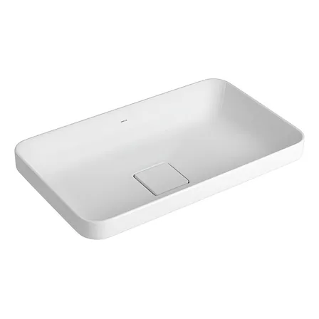 Cuba Deca Sobrepor Retangular Banheiro 50cm L 23050 17 Branco