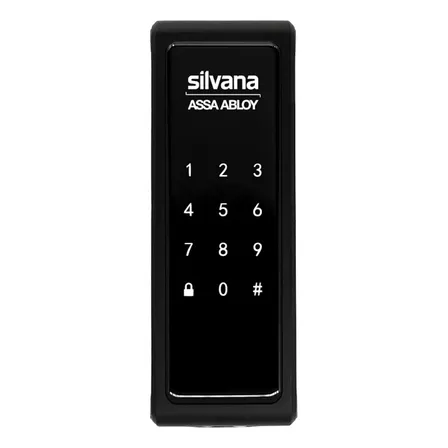 Fechadura Eletrônica Silvana Smart Lock Sdd200 Sobrepor Preta