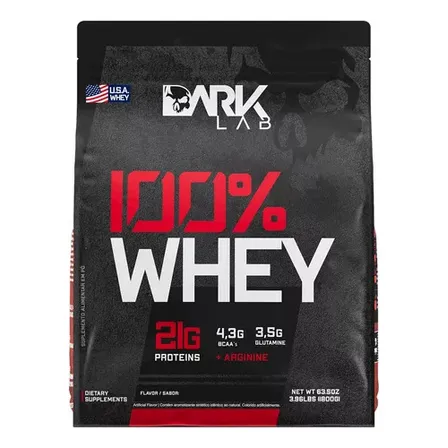 100% Whey Protein Morango Refil 1,8kg - Dark Lab