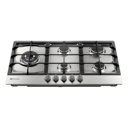 Cooktop 5 Bocas Electrolux À Gás Experience Inox Ke9dx Cinza