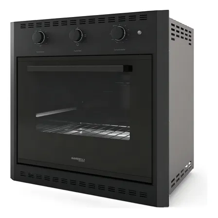 Forno Elétrico De Embutir 60 Litros Nardelli Black E60 Cor Preto 127 V