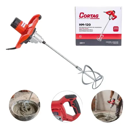 Misturador Elétrico De Argamassa E Tinta Hm120 - Cortag