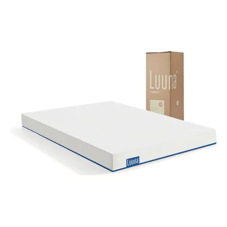 Colchão Queen Luuna Support, 2 Espumas, Ortopédica E Térmica, Firme Branco