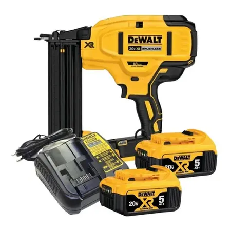 Pinador Brushless 18ga 20v 2 Baterias 5ah Xr Dcn680 Dewalt