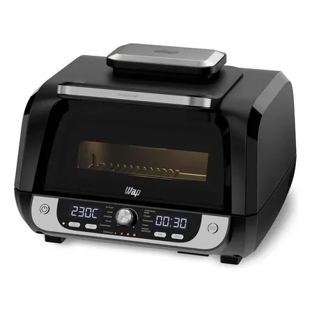 Fritadeira Elétrica Air Fryer Wap Barbecue Com Painel Digital E 12 Funções