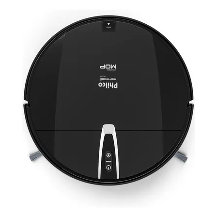 Aspirador De Pó Robô Pas26p Mop Antiqueda Philco Cor Preto 127/220v