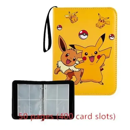 Álbum Fichário Pikachu - Com 50 Folhas Inclusas - Pokemon