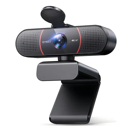 Emeet Webcam 4k C960 Kit Videoconferencia Para Pc 1080p60fps Preto