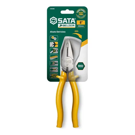 Alicate Eletricista Isolado 8&quot&quot Belzer Cromo Vanádio
