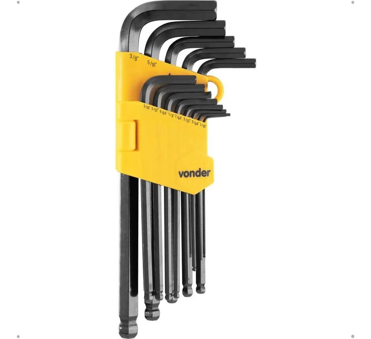 Jogo De Chaves Hexagonais (allen) Abauladas Vonder