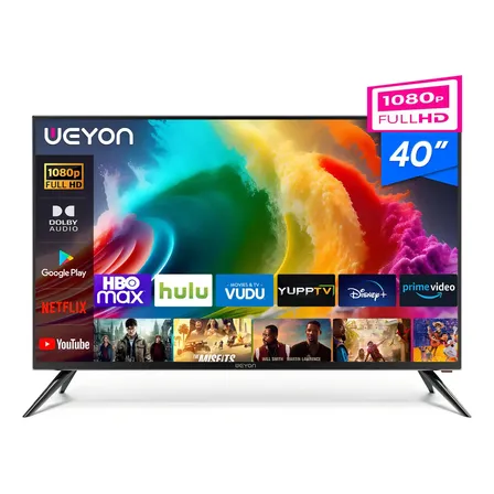 Smart TV de 40" Weyon 40WDSNMX com tela LED Full HD - preto