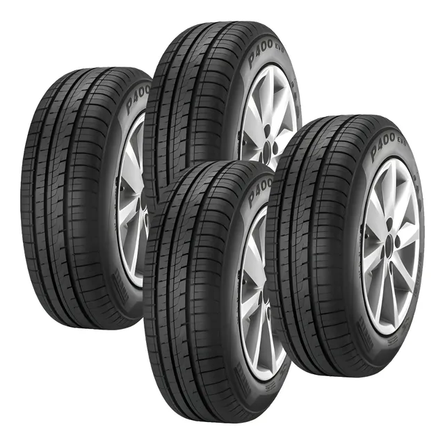 Kit 4 Pneus Pirelli Aro 16 P400 Evo 205/55 R16 91v V