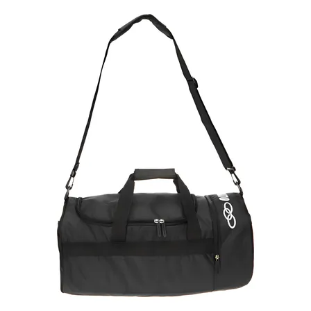 Mala Masculina E Feminina Gym Bag Sm Olympikus Super Nova Cor Preto/Branco Desenho do tecido Liso