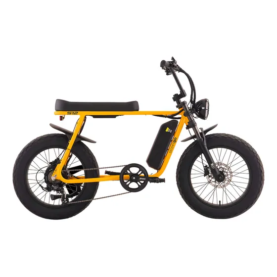 Bicicleta Elétrica Streetgo Aro 20 S12 7v A24 Cor Amarela