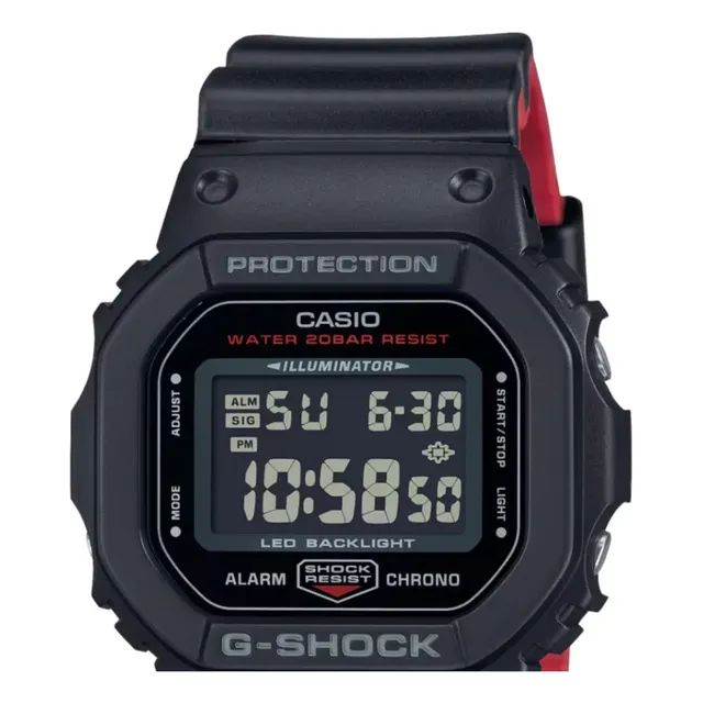 Relógio Casio G-shock Masculino Digital Dw-5600uhr-1dr