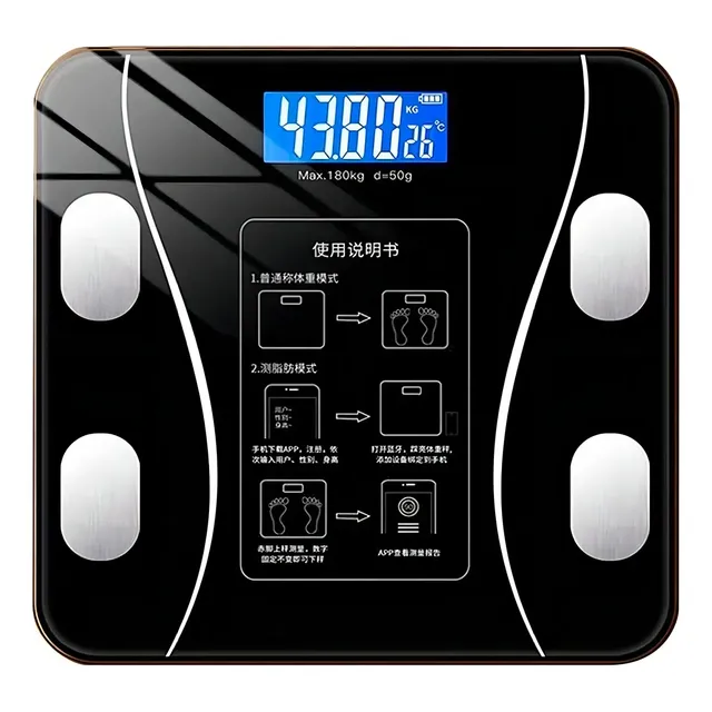 Balança Corporal Digital Bioimpedancia App Bluetooth 180kg