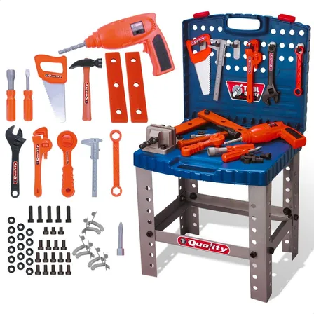 Super Kit Ferramenta Com Furadeira Brinquedo Infantil