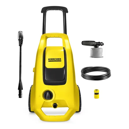 Lavadora de Alta Pressão Kärcher K3 Force 1.815 PSI 360 L/h 1.500 W c/ Canhão de Espuma e Lança de Jato Leque 127v