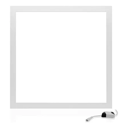 RY Luminária Plafon Led 48w 60x60 Sobrepor Quadrado Frio Estrutura Branco-frio