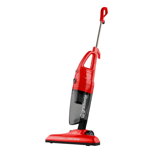 Aspirador De Pó Elétrico Gradiente Vertical 2 Em 1 1200w Cor Vermelho