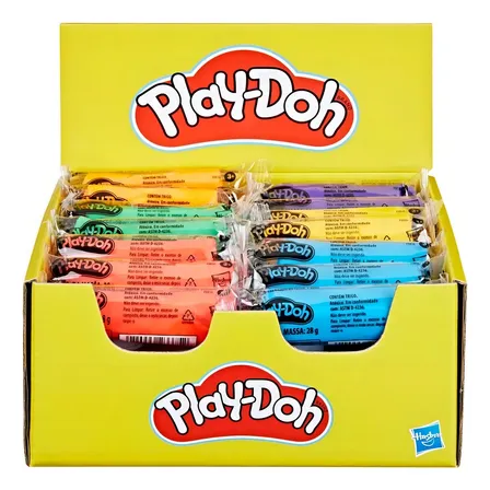 Kit 48 Massinhas Play Doh Refil Sticks Caixa Fechada
