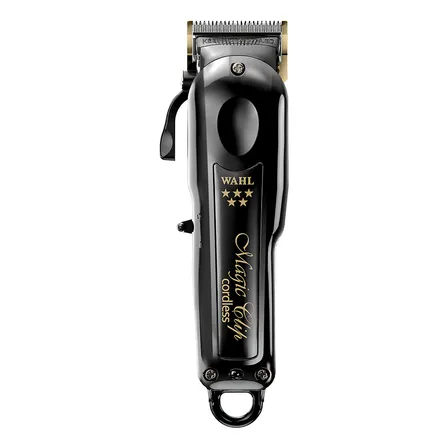 Máquina De Cortar Cabelo Wahl Magic Clip Preta Sem Fio