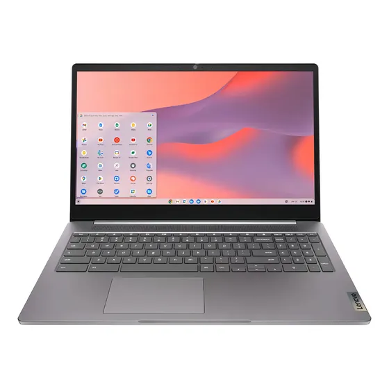Laptop Lenovo Ideapad 3i Chromebook 15.6 Fhd 4 gb/64 Gb, cor cinza