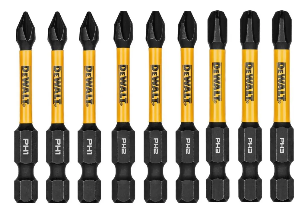 Kit Pontas Bit Philips Ph1 Ph2 Ph3 Flextorq 09 Peças Dewalt