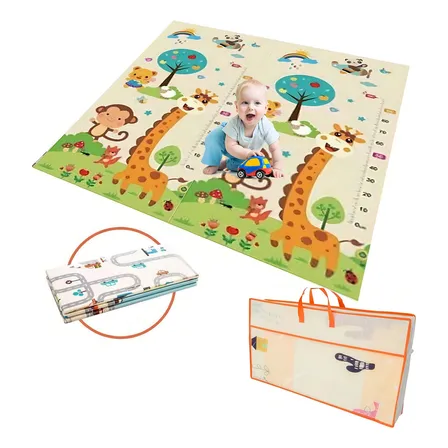 Tapete Emborrachado De Atividades Infantil Mucca Para Bebês