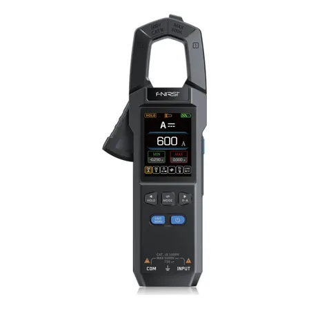 Alicate Amperímetro Fnirsi Dmc-100 Alta Precisão, Tela Col