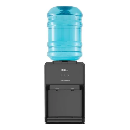 Bebedouro Philco 20 Litros Pbe19 Água Natural E Gelada Cor Preto
