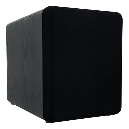 Caixa de Som Subwoofer Ativa Residencial Taramps TAS408F 8 polegadas 400W RMS Bivolt Automatico Frontal Crossover LPF 50‑250Hz Direct On Fase 0°/180° Saída para Sub Passivo Design MDF Preto ebano
