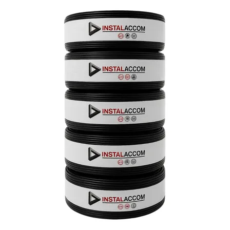 Preto Fio Elétrico Cabo Flexível 2,5mm Rolo 100 Metros